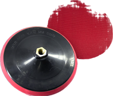 Suporte de Plástico com Espuma e Velcro — 100 mm (4") / 125 mm (5") / 180 mm (7") · M14