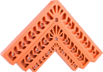 Esquadro Tipo L — 4" / 6" / 8"